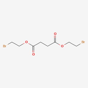 molecular formula C8H12Br2O4 B14385321 Bis(2-bromoethyl) butanedioate CAS No. 90085-84-0