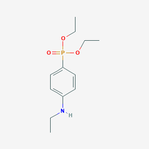 molecular formula C12H20NO3P B14385338 Diethyl [4-(ethylamino)phenyl]phosphonate CAS No. 87981-22-4