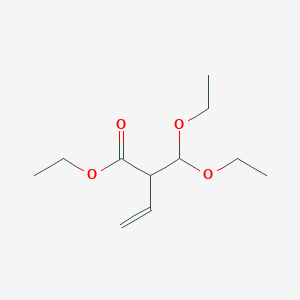 molecular formula C11H20O4 B14385395 Ethyl 2-(diethoxymethyl)but-3-enoate CAS No. 87986-31-0