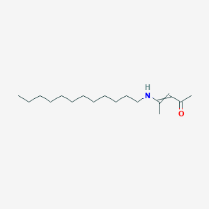 molecular formula C17H33NO B14385430 4-(Dodecylamino)pent-3-EN-2-one CAS No. 88620-53-5