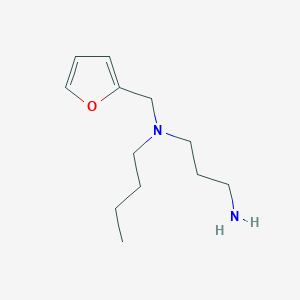 molecular formula C12H22N2O B1438544 N-Butyl-N-(2-furylmethyl)propane-1,3-diamine CAS No. 1170180-73-0
