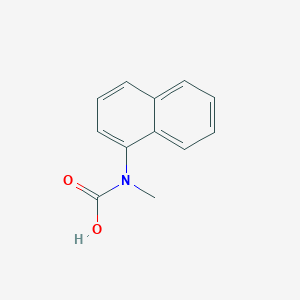 molecular formula C12H11NO2 B14385507 Methyl(naphthalen-1-yl)carbamic acid CAS No. 87980-66-3