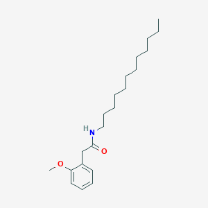 molecular formula C21H35NO2 B14385701 N-Dodecyl-2-(2-methoxyphenyl)acetamide CAS No. 89575-28-0