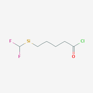 molecular formula C6H9ClF2OSi B14385754 CID 78060539 