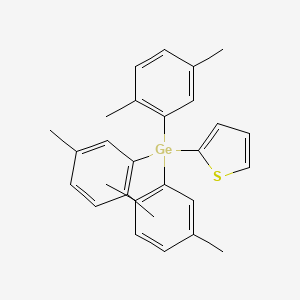 molecular formula C28H30GeS B14385835 Tris(2,5-dimethylphenyl)(thiophen-2-yl)germane CAS No. 88259-34-1