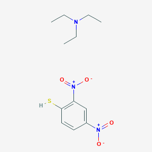 molecular formula C12H19N3O4S B14385867 N,N-diethylethanamine;2,4-dinitrobenzenethiol CAS No. 88332-89-2