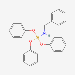molecular formula C25H23NO3Si B14385888 N-Benzyl-1,1,1-triphenoxysilanamine CAS No. 87498-96-2