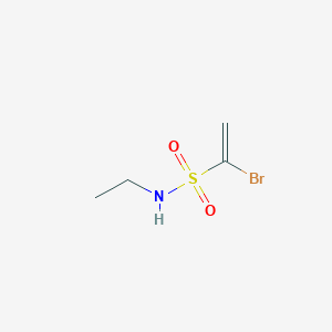 molecular formula C4H8BrNO2S B14385892 1-Bromo-N-ethylethene-1-sulfonamide CAS No. 87975-08-4