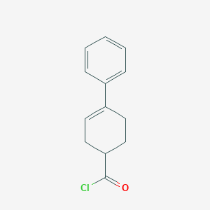molecular formula C13H13ClO B14385989 2,3,4,5-Tetrahydro[1,1'-biphenyl]-4-carbonyl chloride CAS No. 88522-07-0