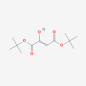 molecular formula C12H20O5 B14385996 Di-tert-butyl 2-hydroxybut-2-enedioate CAS No. 87598-05-8