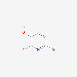 molecular formula C5H3BrFNO B1438606 6-Bromo-2-fluoropyridin-3-ol CAS No. 850142-72-2