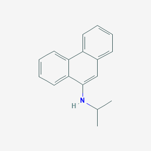 molecular formula C17H17N B14386162 N-(Propan-2-YL)phenanthren-9-amine CAS No. 87884-72-8