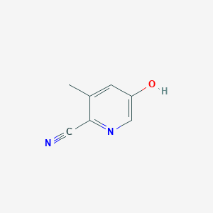 molecular formula C7H6N2O B1438620 5-Hydroxy-3-methylpyridine-2-carbonitrile CAS No. 228867-86-5