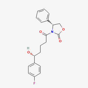(R)-3-((R)-5-(4-fluorophenyl)-5-hydroxypentanoyl)-4-phenyloxazolidin-2-one