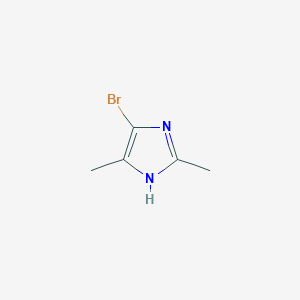 molecular formula C5H7BrN2 B1438635 4-Bromo-2,5-dimethyl-1H-imidazole CAS No. 1049118-07-1
