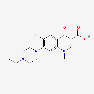 7-(4-Ethylpiperazin-1-yl)-6-fluoro-1-methyl-4-oxo-1,4-dihydroquinoline-3-carboxylic acid