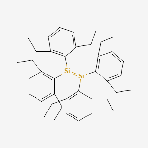 molecular formula C40H52Si2 B14386374 Tetrakis(2,6-diethylphenyl)disilene CAS No. 88245-20-9