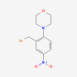 4-[2-(Bromomethyl)-4-nitrophenyl]morpholine