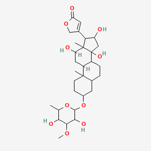 molecular formula C30H46O10 B14386446 Diginatigenin-3-O-beta-D-digitaloside CAS No. 88660-21-3