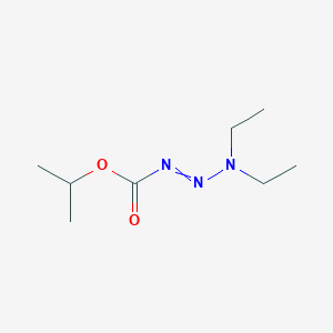 molecular formula C8H17N3O2 B14386485 Propan-2-yl 3,3-diethyltriaz-1-ene-1-carboxylate CAS No. 88014-79-3