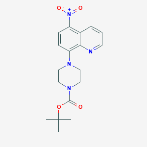 tert-Butyl 4-(5-nitroquinolin-8-yl)piperazine-1-carboxylate