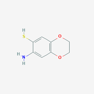7-Amino-2,3-dihydro-1,4-benzodioxine-6-thiol