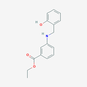 Ethyl 3-[(2-hydroxybenzyl)amino]benzoate