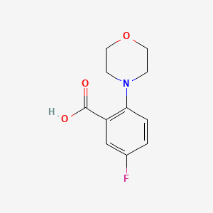 5-Fluoro-2-morpholinobenzoic acid