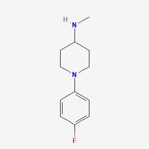 1-(4-fluorophenyl)-N-methylpiperidin-4-amine