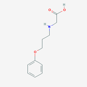 molecular formula C11H15NO3 B14386669 N-(3-Phenoxypropyl)glycine CAS No. 88720-76-7