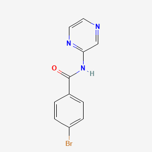 4-bromo-N-(pyrazin-2-yl)benzamide