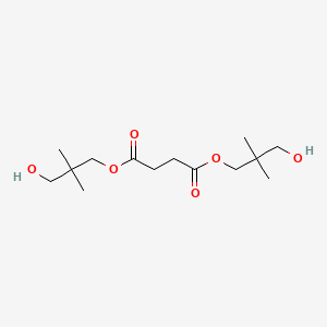molecular formula C14H26O6 B14386743 Bis(3-hydroxy-2,2-dimethylpropyl) butanedioate CAS No. 88446-94-0