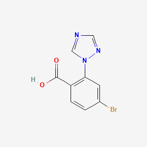 4-bromo-2-(1H-1,2,4-triazol-1-yl)benzoic acid