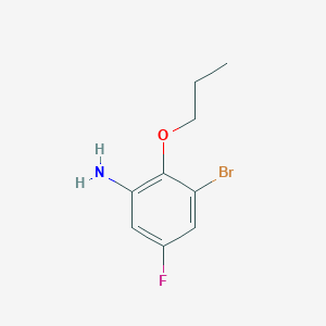 3-Bromo-5-fluoro-2-propoxyaniline