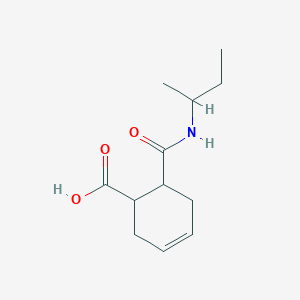 molecular formula C12H19NO3 B1438683 6-[(Sec-butylamino)carbonyl]-3-cyclohexene-1-carboxylic acid CAS No. 1212091-63-8