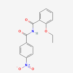 molecular formula C16H14N2O5 B14386849 2-Ethoxy-N-(4-nitrobenzoyl)benzamide CAS No. 89549-50-8