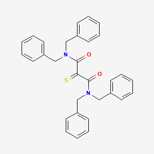 molecular formula C31H28N2O2S B14386864 N~1~,N~1~,N~3~,N~3~-Tetrabenzyl-2-sulfanylidenepropanediamide CAS No. 87898-79-1