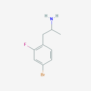 1-(4-Bromo-2-fluorophenyl)propan-2-amine