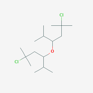 molecular formula C16H32Cl2O B14386883 2-Chloro-4-[(5-chloro-2,5-dimethylhexan-3-yl)oxy]-2,5-dimethylhexane CAS No. 88456-40-0