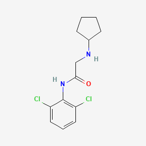 2-(cyclopentylamino)-N-(2,6-dichlorophenyl)acetamide