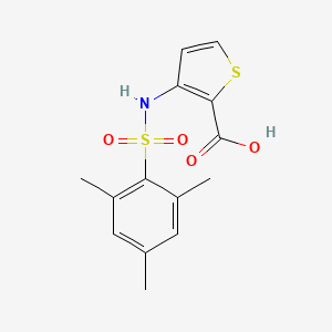 3-(2,4,6-Trimethylbenzenesulfonamido)thiophene-2-carboxylic acid