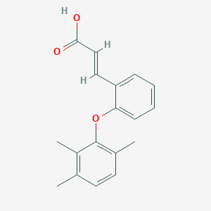 3-[2-(2,3,6-Trimethylphenoxy)phenyl]prop-2-enoic acid