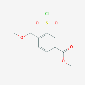Methyl 3-(chlorosulfonyl)-4-(methoxymethyl)benzoate