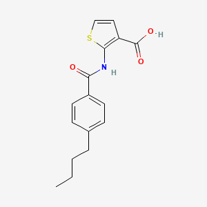2-(4-Butylbenzamido)thiophene-3-carboxylic acid
