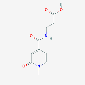 3-[(1-Methyl-2-oxo-1,2-dihydropyridin-4-yl)formamido]propanoic acid
