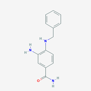 3-Amino-4-(benzylamino)benzamide