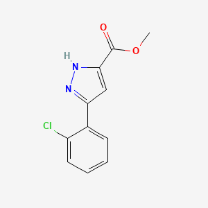 methyl 3-(2-chlorophenyl)-1H-pyrazole-5-carboxylate