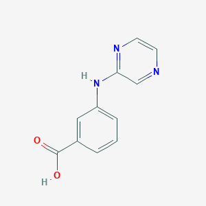 3-[(Pyrazin-2-yl)amino]benzoic acid