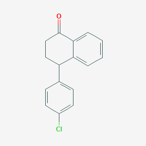 molecular formula C16H13ClO B143871 4-(4-Chlorophenyl)-3,4-dihydro-1(2H)-naphthalenone CAS No. 36159-73-6