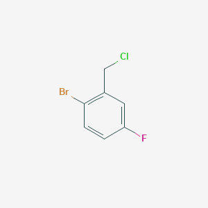 molecular formula C7H5BrClF B1438721 2-Bromo-5-fluorobenzyl chloride CAS No. 857276-61-0